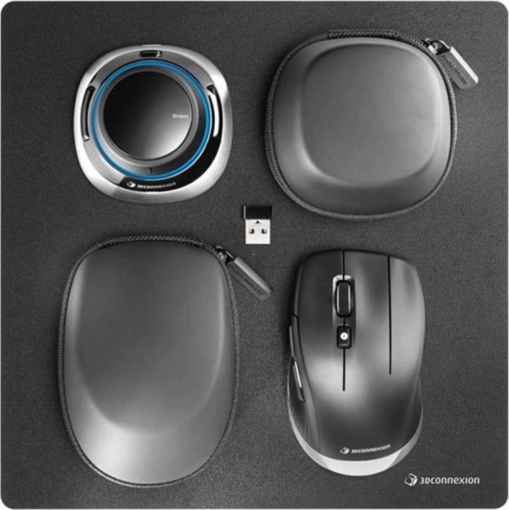 Produktbild 3Dconnexion SpaceMouse Wireless Kit 2 (Kabelgebunden, Kabellos)
