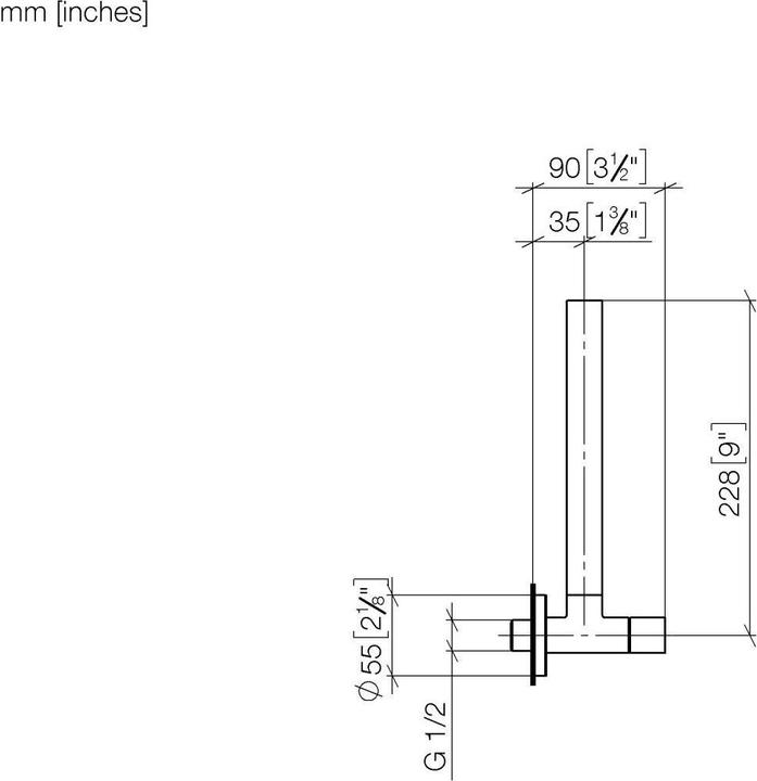 Actual product image Dornbracht Germany angle valve 1/2 chrome-plated