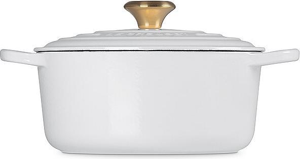 Produktbild Le Creuset 4,2 liter - Emaljeret støbejern - White (Bräter + Schmortopf, Gusseisen)