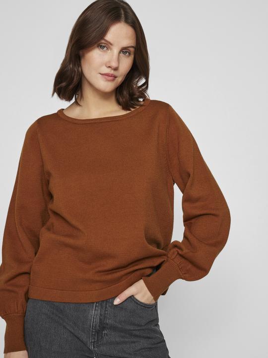 Actual product image Vila U-boat neck knitted jumper (S)