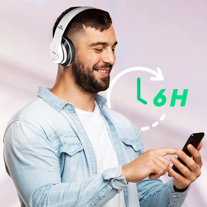 Produktbild Avizar P15 Audio Over-ear Kopfhörer Bluetooth (6 h, Kabellos)