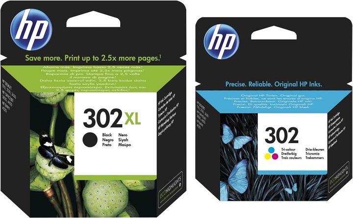 Actual product image HP Original 302 XL 302 Tinte Patronen DeskJet 1110 2130 3630 3631 3632 3633 3634