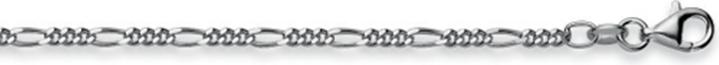 Produktbild Natsumi Schmuck Halskette Silber 925 Figaro 2,2mm (925 Sterling Silber, 50 cm)