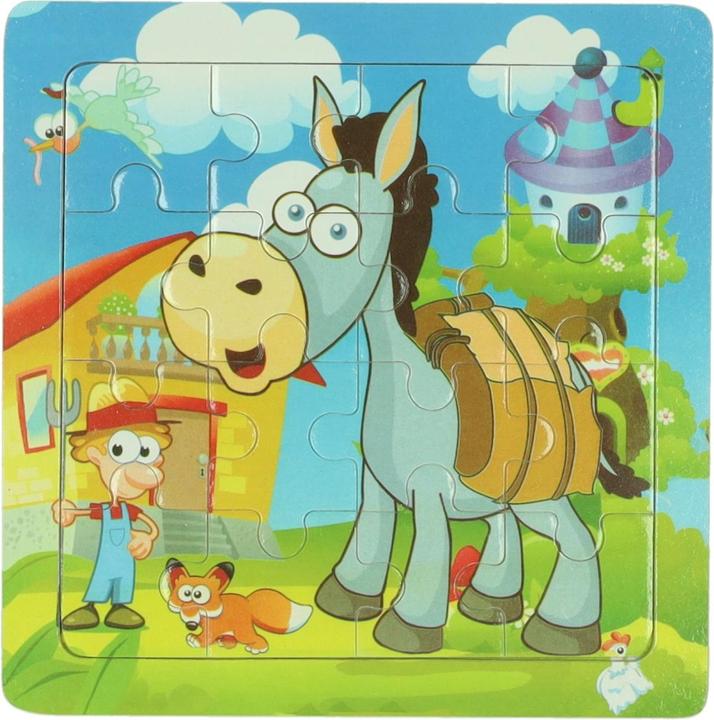 Actual product image Holzpuzzle Tier, 16tlg.