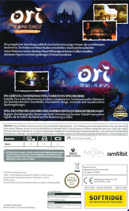 Immagine prodotto Skybound Ori - La collezione (Switch, Switch Lite, Switch OLED, DE)