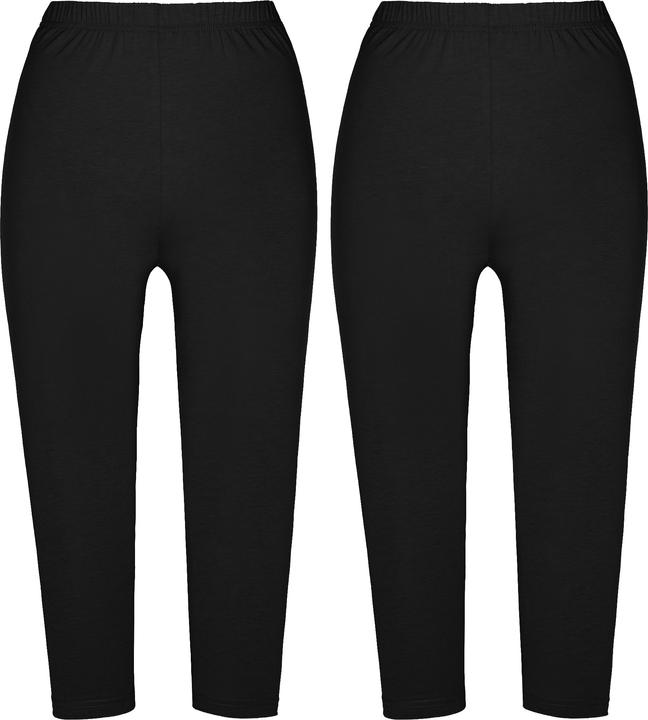 Actual product image Erwin Müller Ladies Capri Leggings 2-Pack (W36/L38)
