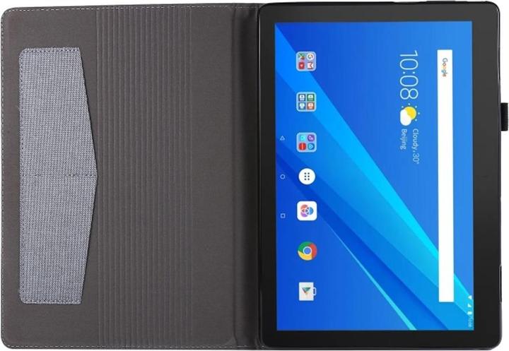 Produktbild König Design Schutz Hülle für Lenovo Tab P10 Smart Cover Case Etui Tablet Tasche Bookcover (Tab P10)