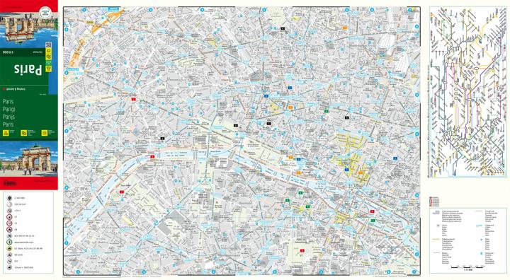 Produktbild Paris, Stadtplan 1:11.000, freytag & be