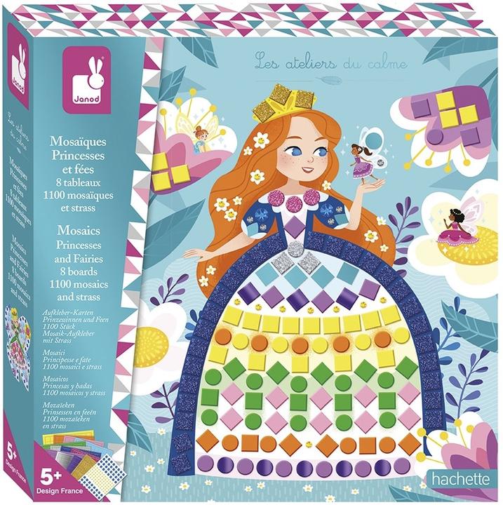 Immagine prodotto Janod J07962 Principesse e fate del mosaico-Les Ateliers du Calme set per attività creative nel tempo