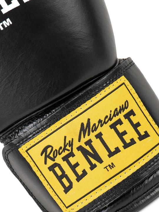 Image du produit Benlee Gants de boxe Fighter cuir noir (16 OZ, Taille unique)