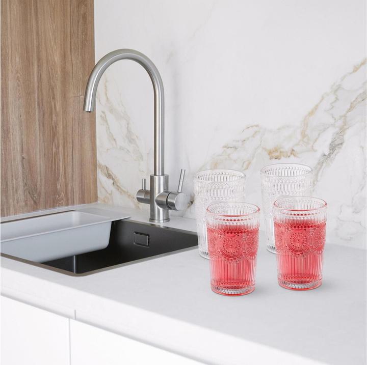 Produktbild Relaxdays 4x Trinkglas (0.40 l, 1 x)