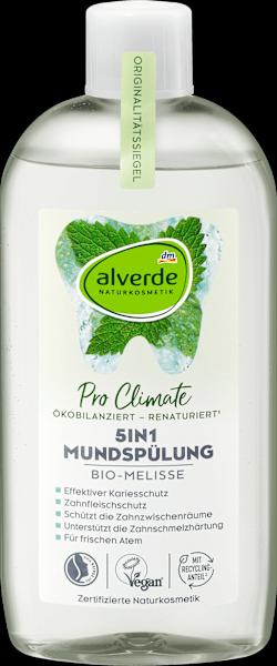 Image du produit dm alverde Pro Climate à la mélisse bio (500 ml, Rince-bouche, Bains de bouche)