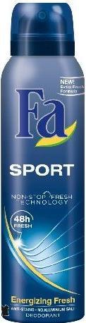 Fa Deodorante Spray Sportivo per Uomo Energizzante (Getto vaporizzato, 150 ml)