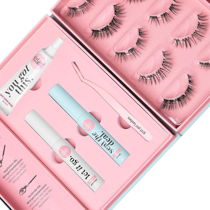 Immagine prodotto Girl got lashes Wimpern-Starterset mit Applikator & Remover (Ciglia artificiali)