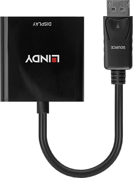 Produktbild Lindy DisplayPort an DVI-D Adapter (aktiv, Eyefinity, Surround, Collage kompatibel) (DVI, 15 cm)