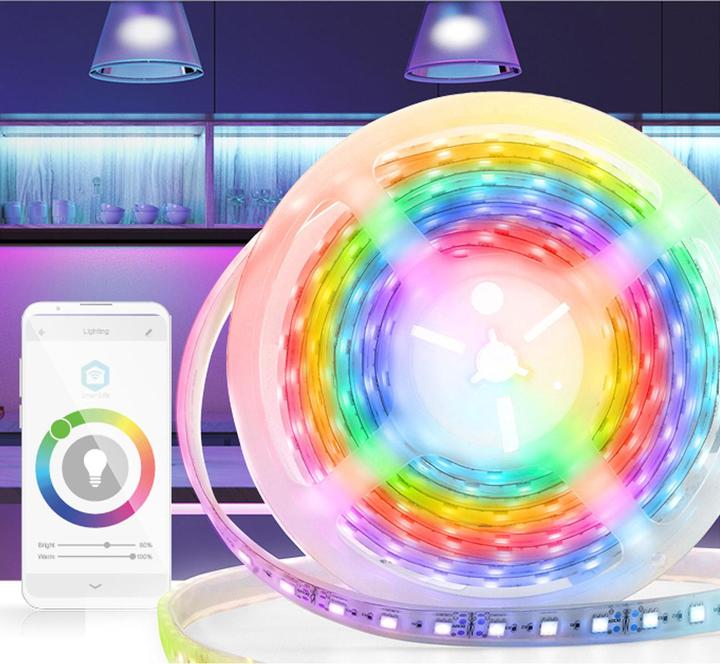 Produktbild Nedis Smartlife Full Color LED-Streifen WIFILS51CRGB WLAN Mehrfarbig 5000 mm IP65 700 lm (500 cm, Indoor)