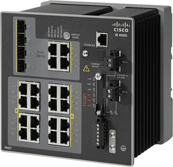 Image du produit Cisco IE 4000 16 X RJ45 10/100/1000M (16 Ports)