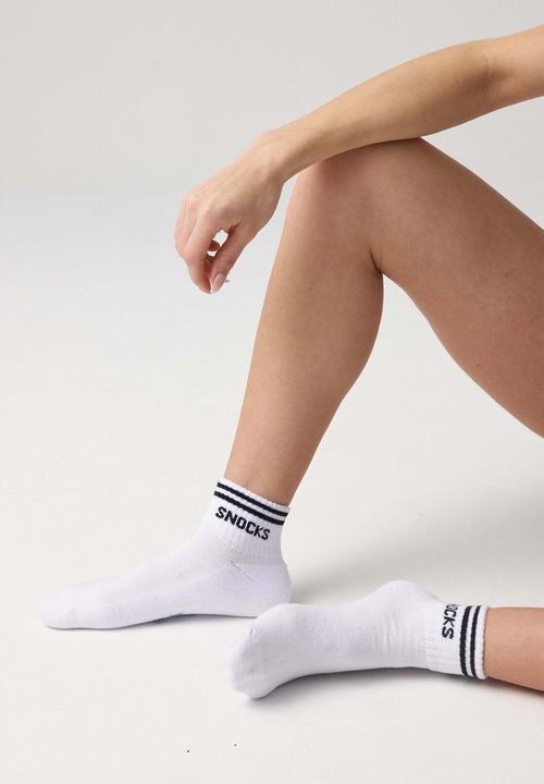 Image du produit Snocks Chaussettes de baskets rétro (paquet de 4, 47 - 50)