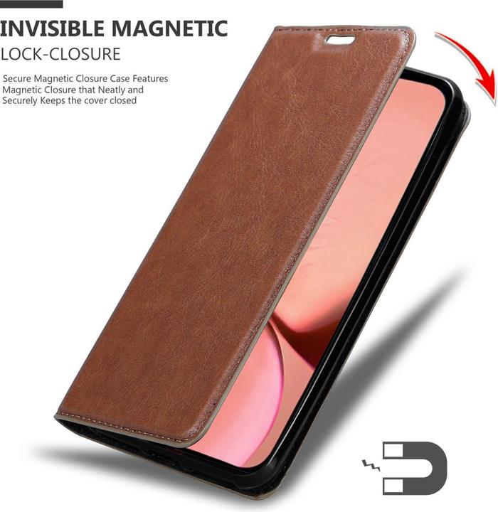 Immagine prodotto Cadorabo Libro Invis. Coperchio magnetico (Apple iPhone 13 Pro)