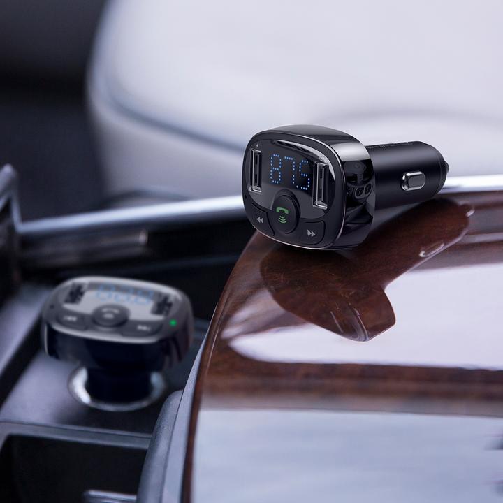 Actual product image Baseus T typed S-09A wireless MP3 car charger (Standard edition)