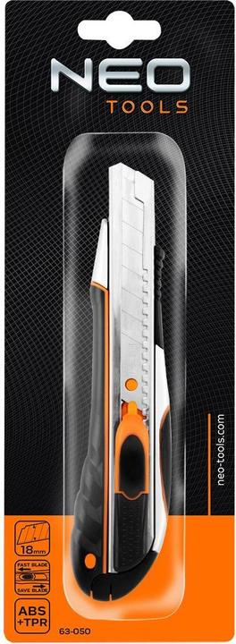 Actual product image Neo Knife with 18 mm detachable blade, quick cut and blade lock (1.80 cm)