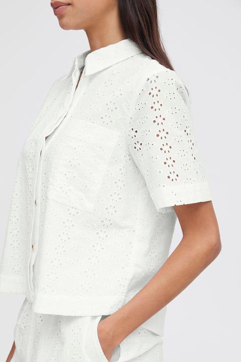 Actual product image B.young BYFENNI CROPPED BLOUSE 20814597 (38)