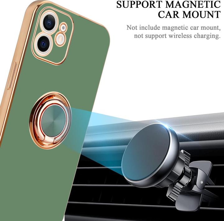 Image du produit Cadorabo Étui pour Apple iPhone 12 en TPU avec protection pour appareil photo et anneau LM089 Style (Apple iPhone 12)