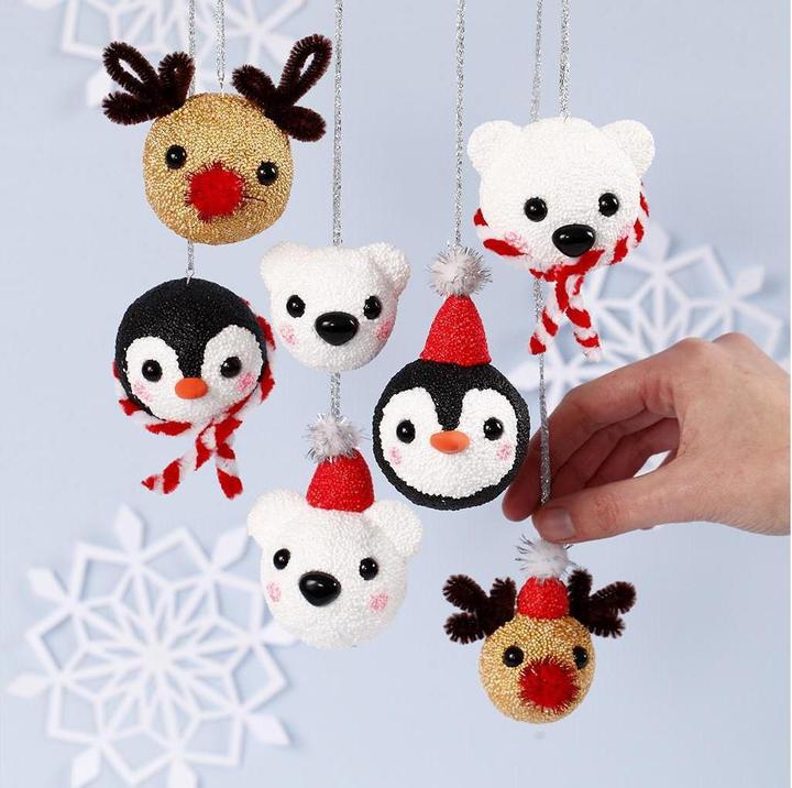 Actual product image Creativ Company Christmas tree balls handicraft set