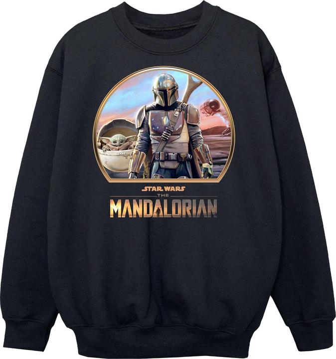 Immagine prodotto Star Wars The Mandalorian Mando And The Child Felpa Ragazzi (128)