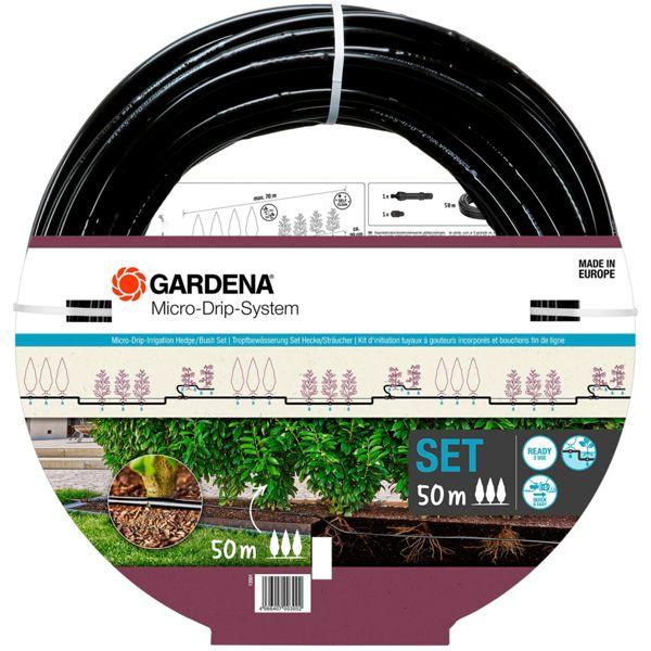 Produktbild Gardena Micro-Drip-System Set Hecke/Sträucher 50m (Tropfbewässerung Set)