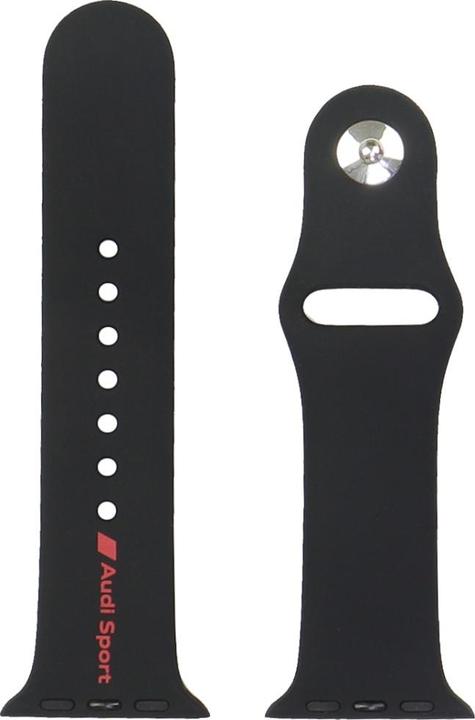 Immagine prodotto Karl Lagerfeld Sport Red Logo Silicone Watch Strap for Apple Watch 40 / 41 / 42 mm - black (Silicone)