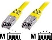 Actual product image Digitus CAT 5e SF-UTP patch cable PVC AWG 26/7 length 3 m color yellow (SF/UTP, CAT5e, 3 m)