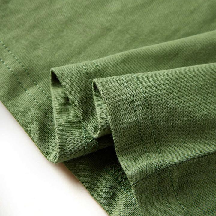 Immagine prodotto VidaXL Camicia da bambino a maniche lunghe light khaki 140,Materiale: 100 (140)