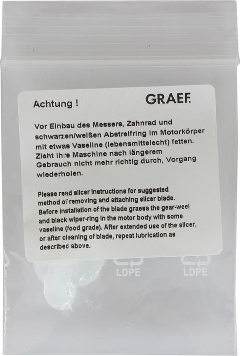 Actual product image Graef Knife Classic