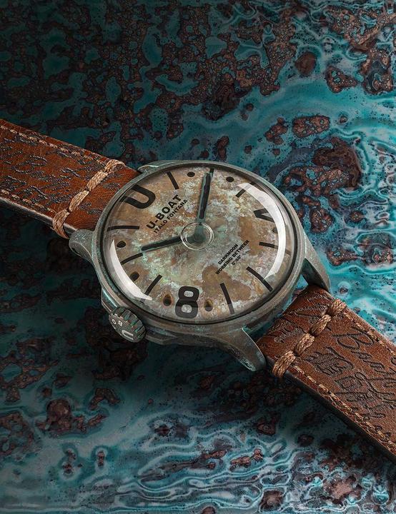 Actual product image U-Boat 9600/A Herrenuhr Darkmoon Unico 45mm 50M
