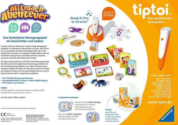 Produktbild tiptoi Mitmach-Abenteuer '22 D (Deutsch)