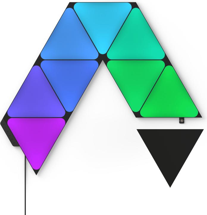Produktbild Nanoleaf Shapes Ultra Black 9PK Starter (80 lm)