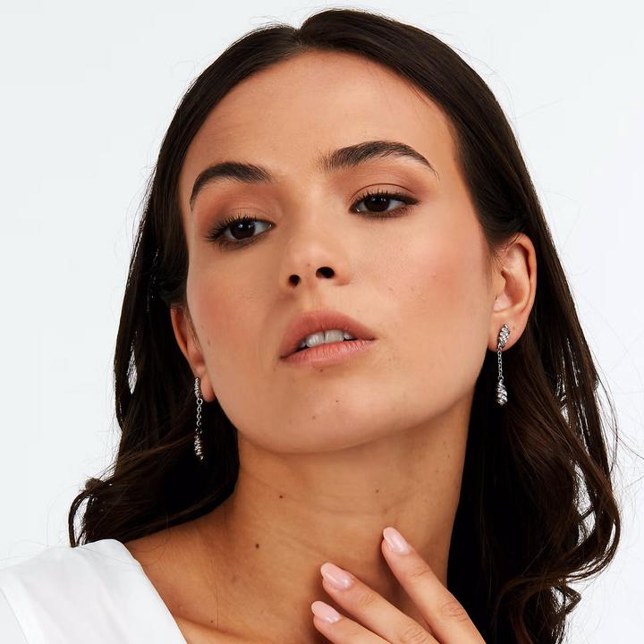 Produktbild Morellato Elegant earrings with clear crystals Colori SAWZ09 (Edelstahl)
