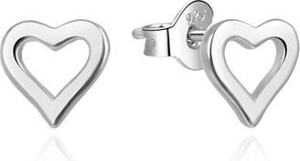 Agato Fine silver earrings Hearts AGUP3460 (Silber)