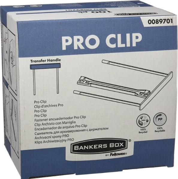 Actual product image Fellowes Archive clips white