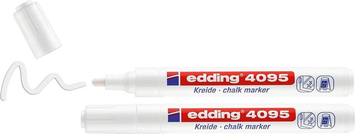 Actual product image Edding Marqueur craie 4095 4 mm, 15 mm (White, 15 mm, 2 x)