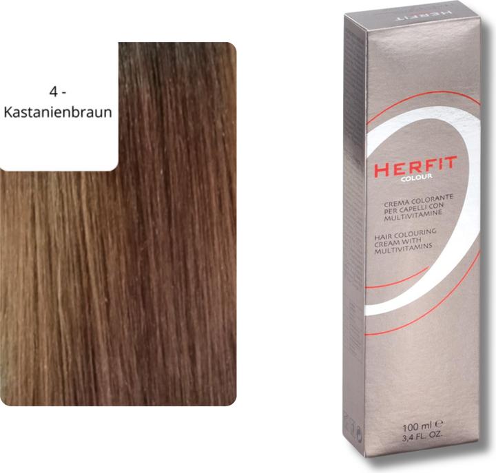 Produktbild XanitaliaPro Haarfarbe Mit Vitaminen (4 - Kastanienbraun)