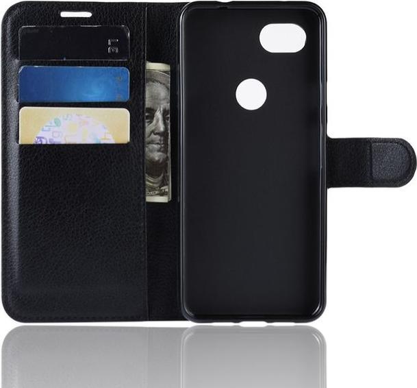 Actual product image MU Classic Litchi Leather Bookcover Series (Google Pixel 3a XL)