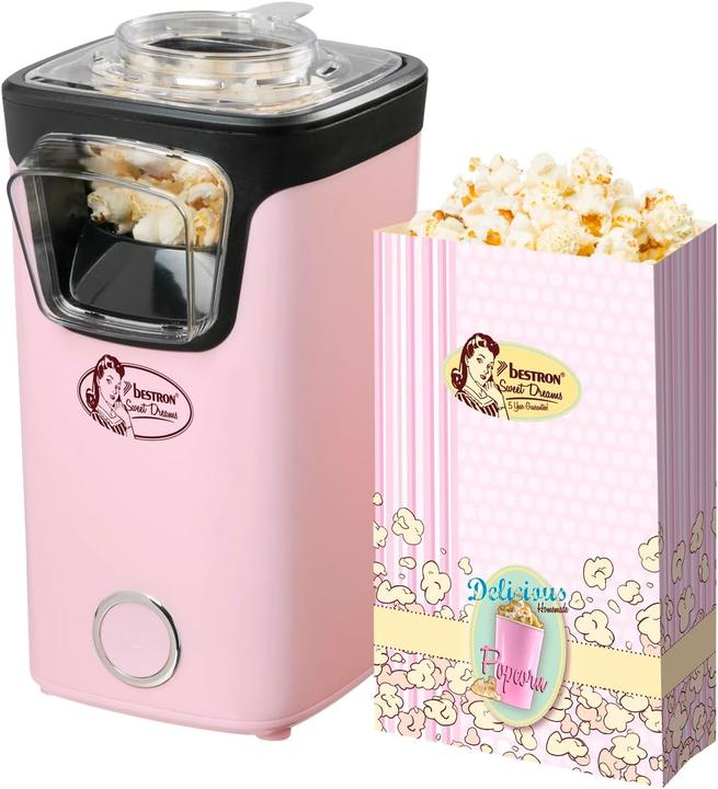 Actual product image Bestron Popcorn maker, pink