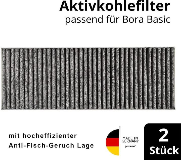 Produktbild Purero Aktivkohlefilterset für Bora Kochfelder Basic