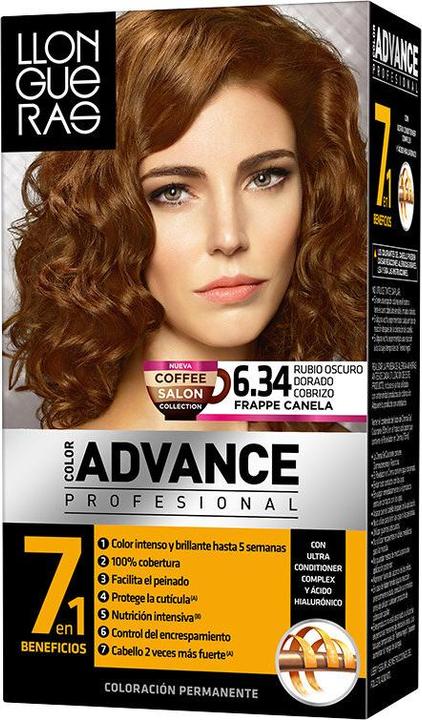 Produktbild Llongueras COLOR ADVANCE #6,34-rubio oscuro dorado cobrizo (6.34)