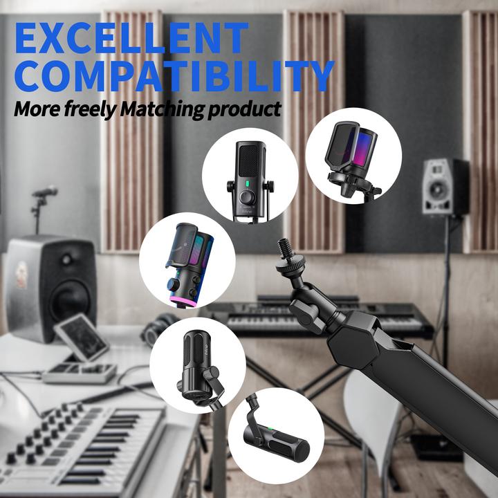 Actual product image Fifine BM66 Universal microphone arm stand with heavy bulk design