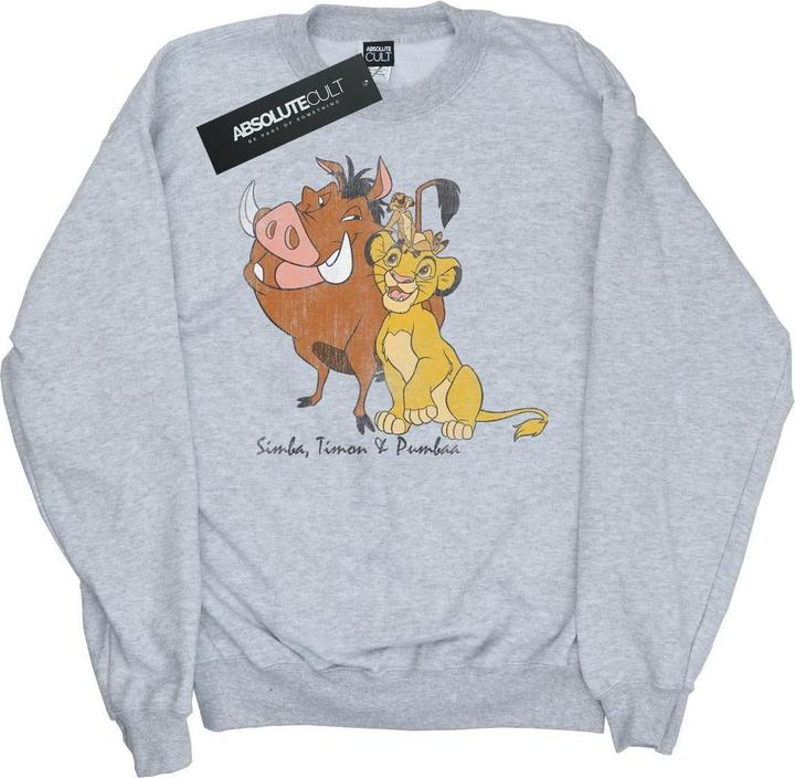 Produktbild Disney Classic Simba Timon And Pumbaa Sweatshirt (L)