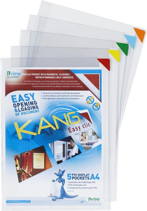 Image du produit Tarifold Tableau de présentation Kang Easy Clic Utilisation pour format de papier : DIN A4 Matériau : PVC