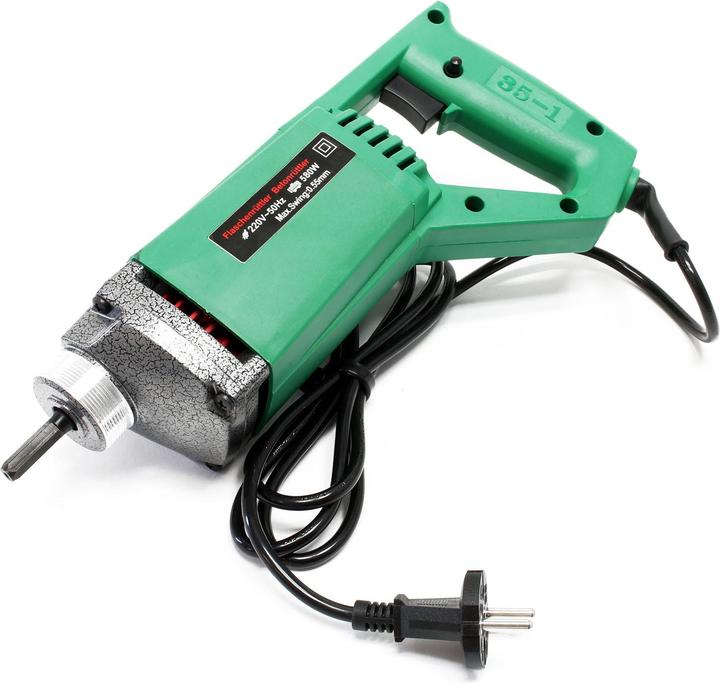 Produktbild Wiltec Elektro Betonrüttler 580W Rüttelflasche 2m Betonverdichter Innenrüttler